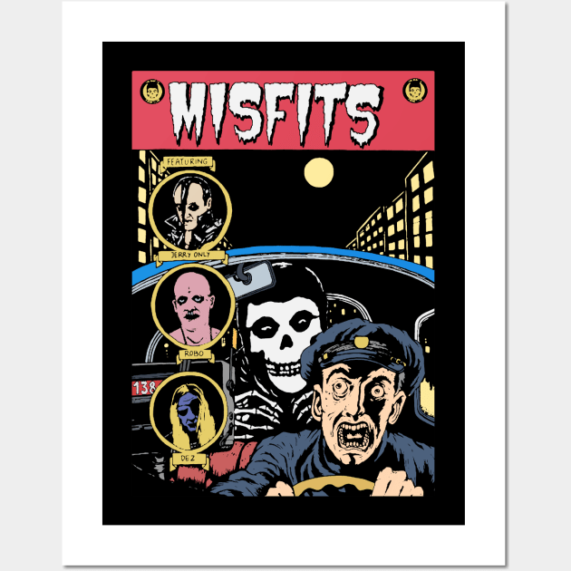 The cover comic misfits Wall Art by Tonykramp